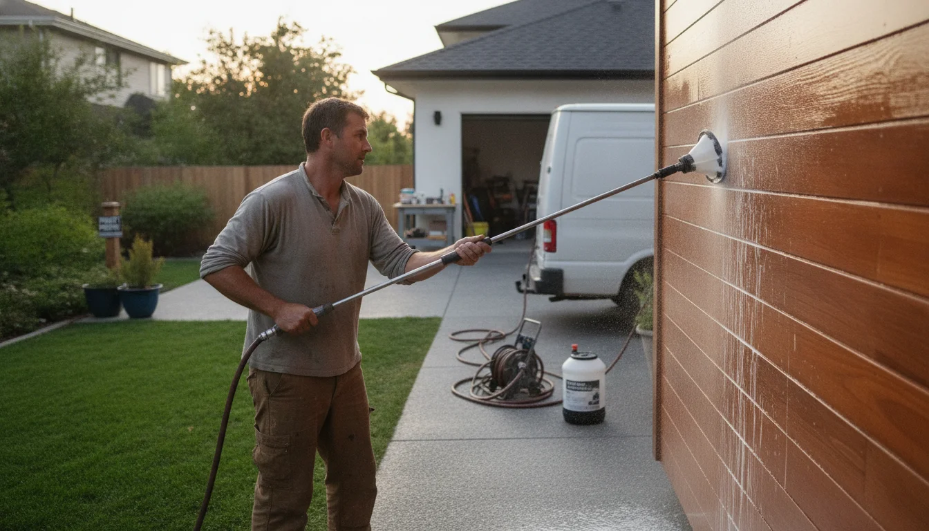 Soft washing cedar siding in Richmond—safe, gentle cleaning for homes