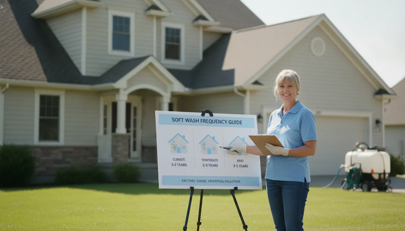 How Often Should You Soft Wash a House in Richmond? Home Exterior Cleaning Guide